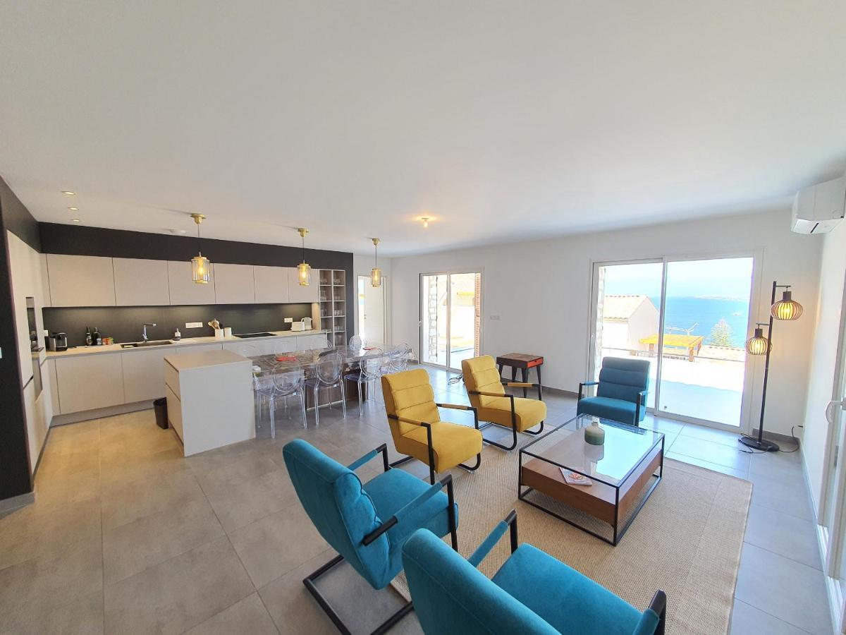 St-Florent Appartement Neuf Vue Mer Panoramique Piscine 4 Chambres - Mor401 Saint-Florent  Exterior foto